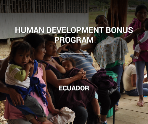 Human Development Bonus Program