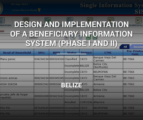 Design and Implementation of a Beneficiary Information System