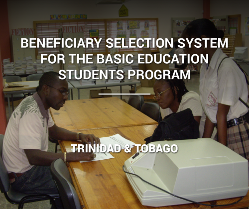 Beneficiary Selection System for the Basic Education Students program