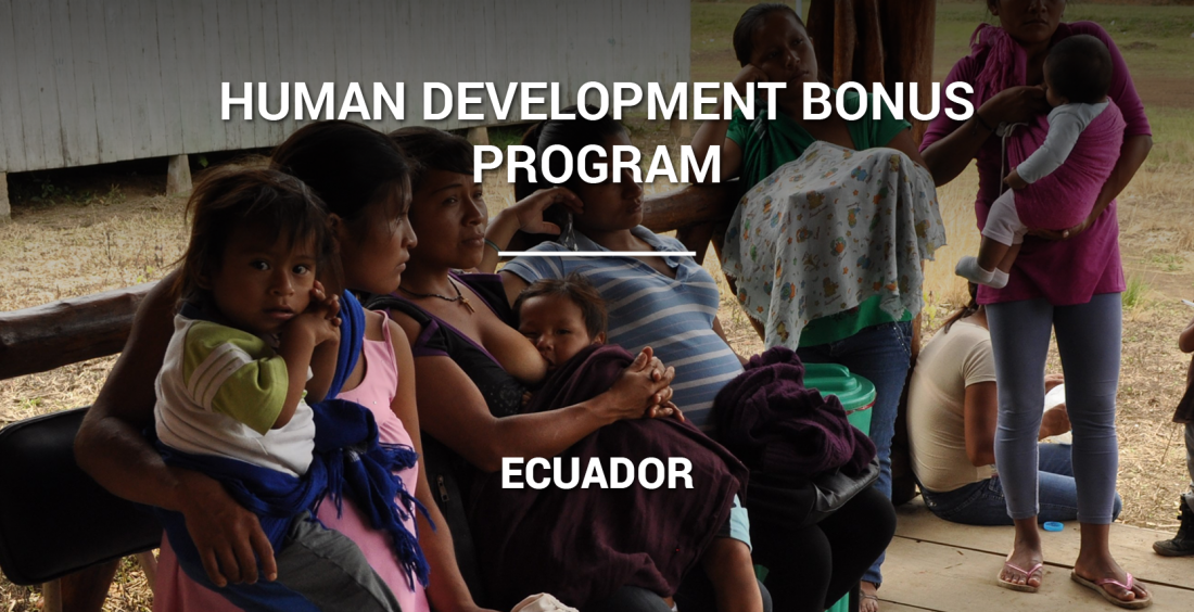 Human Development Bonus Program