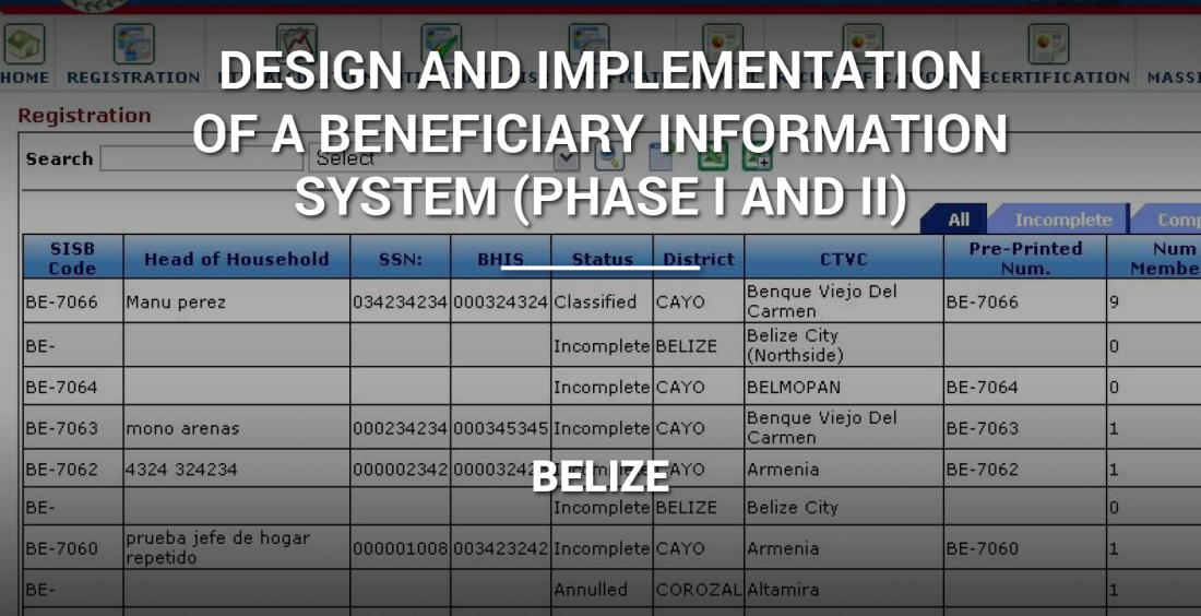 Design and Implementation of a Beneficiary Information System