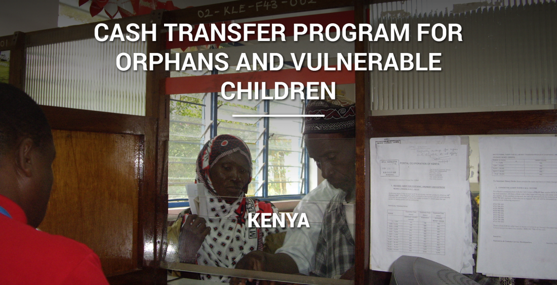 Cash Transfer Program for Orphans and Vulnerable Children