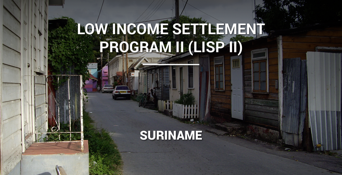 Low Income Settlement Program II (LISP II)