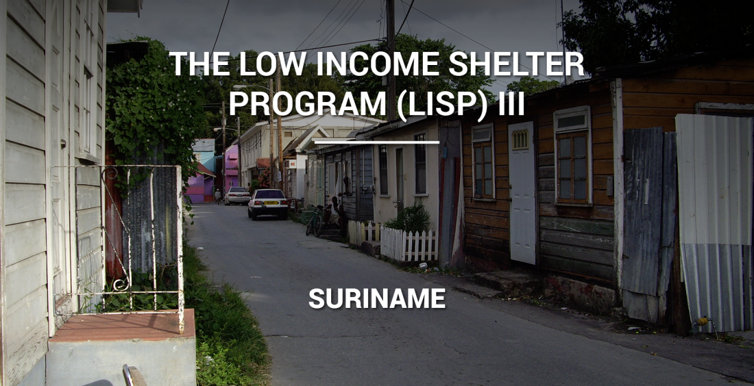 The Low Income Shelter Program (LISP) III